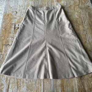 Vintage Gap Wool stretch ALine Midi Skirt